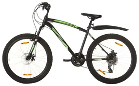 vidaXL Mountainbike 21 versnellingen 26 inch wielen 42 cm zwart