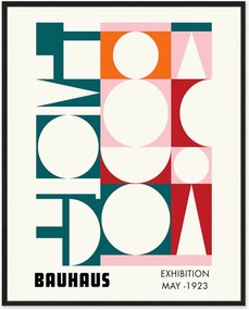 Ingelijste digitale print Bauhaus Exhibition May 1923