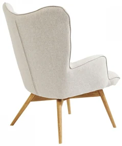 Kare Design Vicky Oorfauteuil Retro Design Naturel
