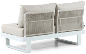 Hoek loungeset 5 personen Aluminium Wit  Lifestyle Garden Furniture Lorenzo