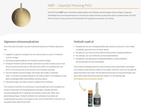 Hotbath Cobber Doucheaansluiting Gepolijst Messing PVD M517