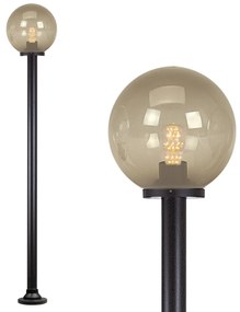 Globe 150r Tuinlamp Fumee Ø30cm Tuinverlichting Zwart E27