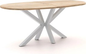 + 10% kassakorting | Bartafel ROUGH | Ovaal | Tuintafel Teakhout | 240x120cm | 6 personen | Kees Smit Tuinmeubelen
