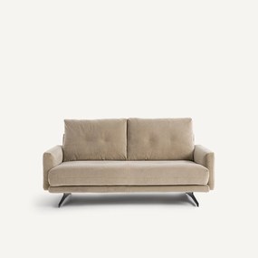 2-zitsbank in stonewashed fluweel, DELICATO