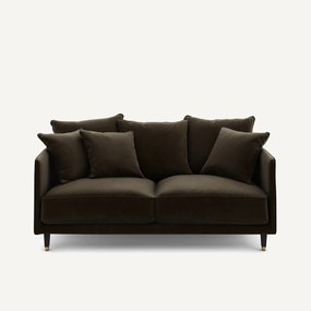 3-zits compacte fluwelen zetel, Lazare