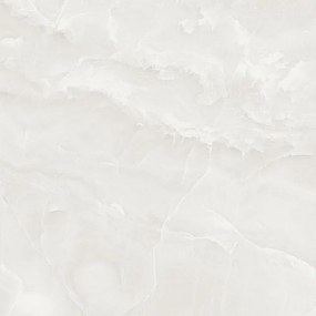 Fap Ceramiche Onice wand- en vloertegel - 120x120cm - gerectificeerd - Natuursteen look - Neve gepolijst (wit) SW07311445-2