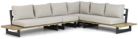 Hoek loungeset 6 personen Aluminium Grijs Lifestyle Garden Furniture Azzurro