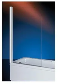 Plieger Royal badklapwand 6mm glas 68x140cm chroom profiel en helder glas ST1C6TC468PL