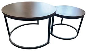 Set 2 bijzettafels Samis