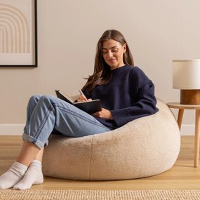 Cloudy Zitzak Vegan Bont - Natural