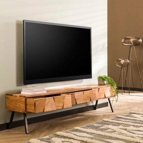 Stoer Acaciahouten Tv-meubel - 180x40x45cm.