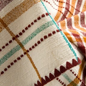 Plaid in geverfd en geweven katoen, Socco