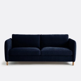 4-zits bedbank Loméo van gevlekt polyester