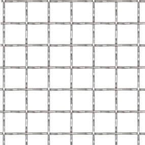 vidaXL Draadhek geweven gaas 100x85 cm 11x11x2 mm roestvrij staal