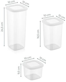 Set van 9 bewaarbakjes Kara combi | Heritage