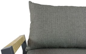 Tuinstoel Aluminium/teak Taupe-naturel-bruin Santika Supreme