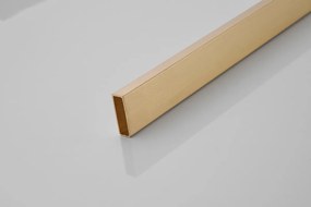 Saniclear Redro stabilisatiestang 100cm incl. muur- en wandbevestiging geborsteld messing - mat goud
