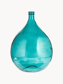 Vloervaas Drop van gerecycled glas, H 56 cm