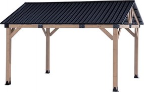 Atlanta houten tuinhuis 3,6 x 4,2 m CoverTech