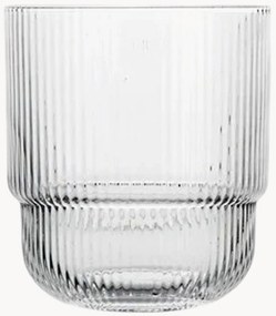 Mondgeblazen kristallen tumblers Blanka, 4-delig