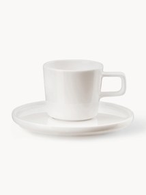 Fine Bone China espressokopjes Oco met schoteltjes, 6 stuks
