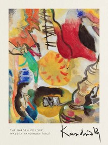 Kunstreproductie The Garden of Love - Wassily Kandinsky, (30 x 40 cm)