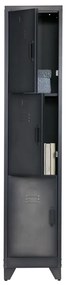 Woood Cas Smalle Lockerkast 3-deurs - 38x45.5x180cm.