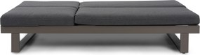 Lifestyle Garden Furniture Massimo Ligbed Met Kussen Antraciet/carbon Aluminium Grijs