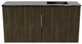 Mondiaz Joya DLux 80cm toiletmeubel shadow met wastafel faye rechts zonder kraangat lava