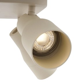 PlafondSpot / Opbouwspot / Plafondspot beige GU10 50mm vierkant 4-lichts - Stanley Modern GU10 rond Binnenverlichting Lamp