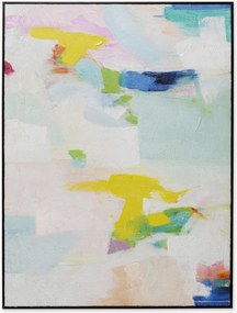 Handbeschilderd ingelijst canvasdoek Allegro