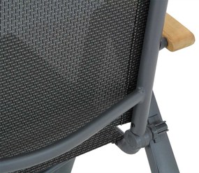 Lifestyle Garden Furniture Rosello Standenstoel Aluminium/teak Grijs