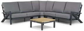 Hoek loungeset 5 personen Aluminium Grijs  Santika Furniture Santika Cinta