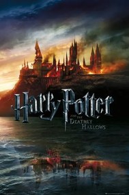 Poster Harry Potter - Brandend Zweinstein, (61 x 91.5 cm)