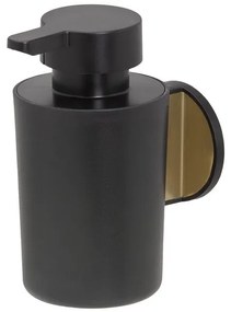 Tiger Tune Zeepdispenser - 180ml - wandmodel - zelfklevend - geborsteld messing/zwart 1326035646