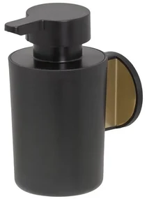 Tiger Tune Zeepdispenser - 180ml - wandmodel - zelfklevend - geborsteld messing/zwart 1326035646