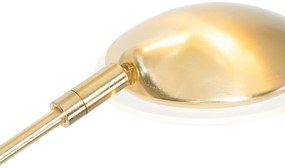 Design vloerlamp messing incl. LED 5-lichts - Sixties Trento