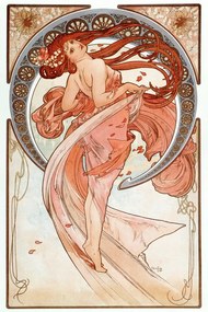 Kunstreproductie La danse Lithographs series, Alfons Mucha