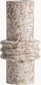 Handgemaakte marmeren vaas Trava, H 26 cm