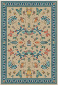 Wasbaar laagpolig vloerkleed Flutterby by Iris Apfel