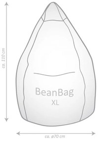 Sitting Point BeanBag Easy XL - Zwart
