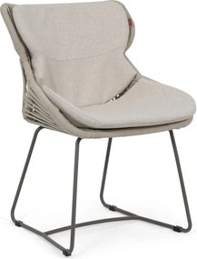 Tuinstoel Rope Taupe-naturel-bruin Santika Samari  mocha