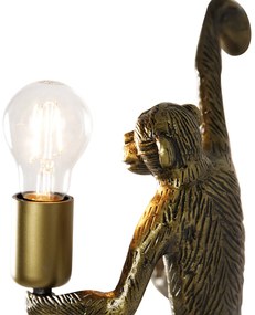 Klassieke wandlamp goud - Animal Monkey