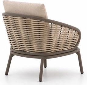 Stoel en Bank Loungeset 4 personen Aluminium Taupe  Apple Bee Pine