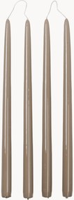 Handgemaakte dinerkaarsen Smooth, 4-delig