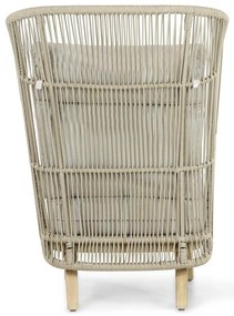 Tuinstoel Eucalyptus hout Naturel teak Coco Napoli