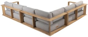 4 Seasons Outdoor Eternity hoekbank teak SALE Loungeset    weerbestendig