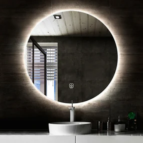 Saniclear Circle ronde spiegel met LED verlichting 120cm incl. spiegelverwarming