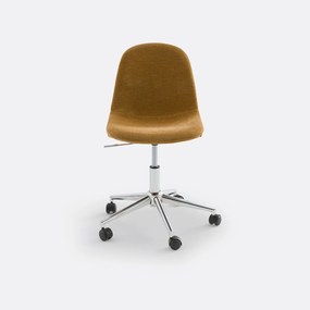Bureau fauteuil voor kinderen, in fluweel, Paulina