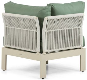 Hoek loungeset 6 personen Aluminium Taupe  Lifestyle Garden Furniture Lorenzo